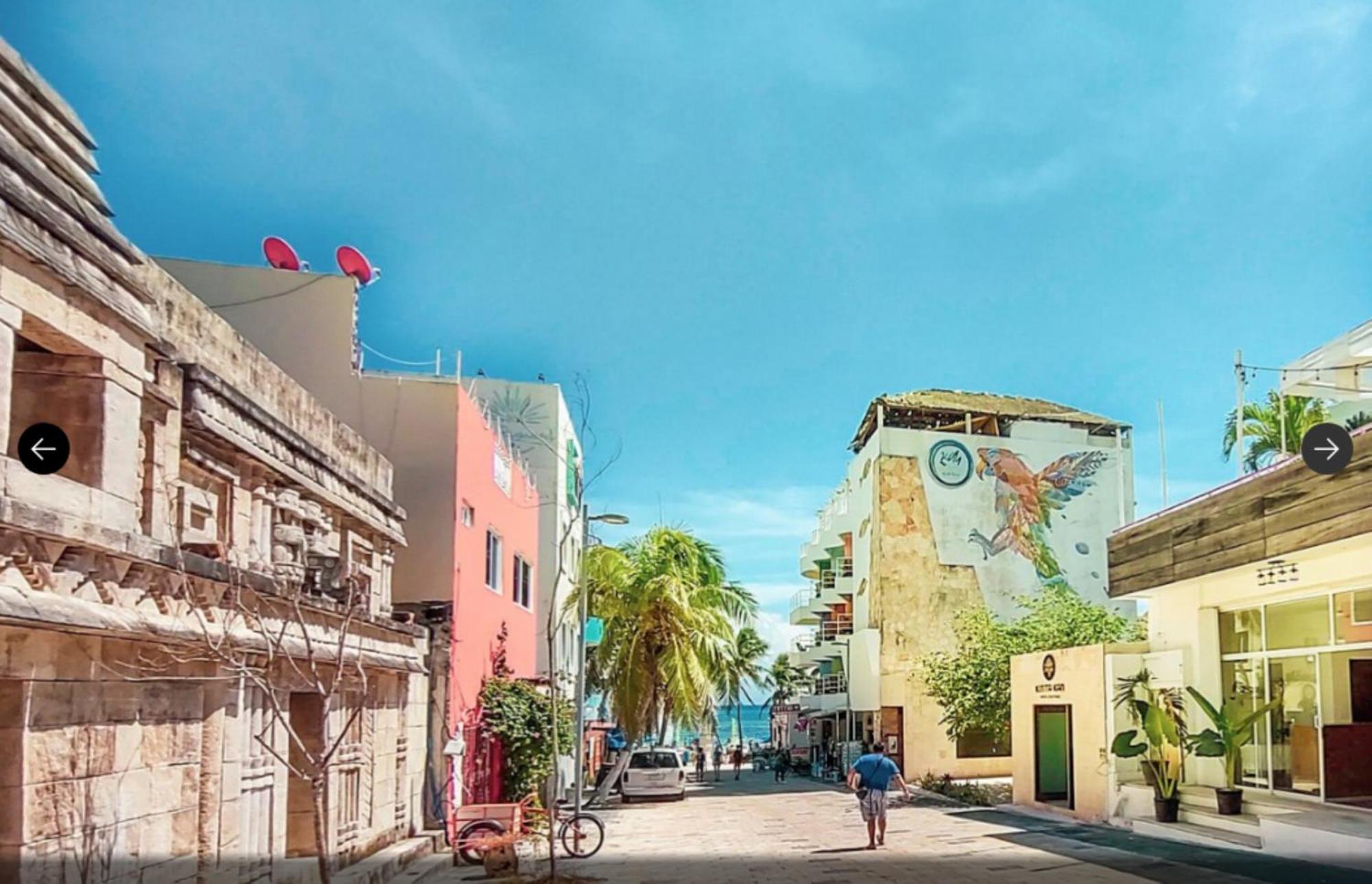 Hostal Del Mar Playa del Carmen Bagian luar foto